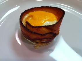 Bacon Wrapped Egg with Cheese